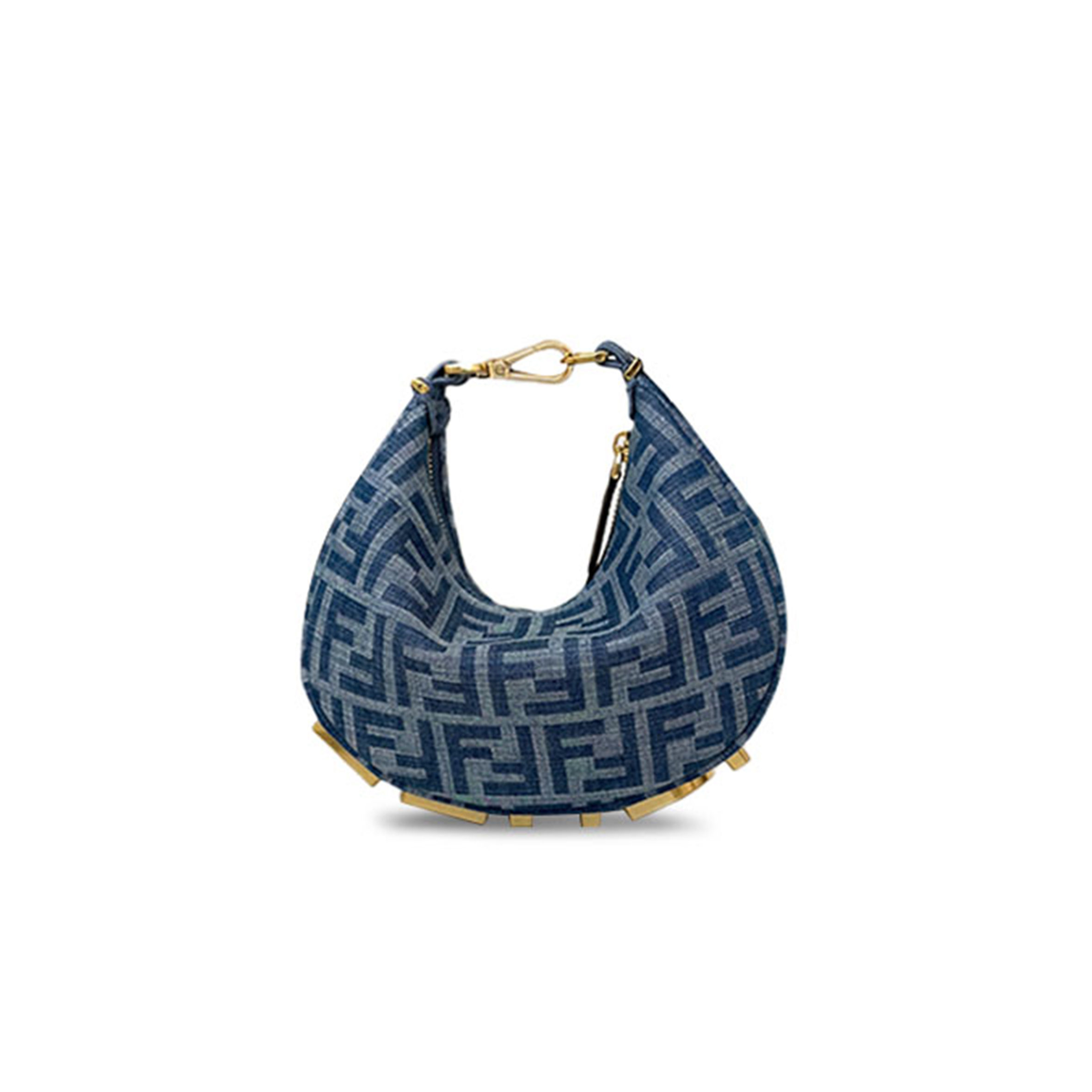 FENDI NANO GRAPHY FF JACQUARD TOTE BAG (20*13*7cm)